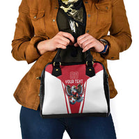 Custom Austria Football Shoulder Handbag Das Team With Eagle Mascot