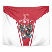 Custom Austria Football Tapestry Das Team With Eagle Mascot - Wonder Print Shop