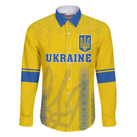Custom Ukraine Football Family Matching Puletasi and Hawaiian Shirt Come On Zbirna Yellow Version