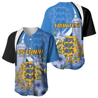 Estonia Independence Day Personalized Baseball Jersey Pikk Hermann Tower Estonian Pride