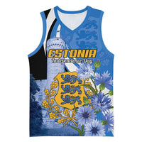 Estonia Independence Day Personalized Basketball Jersey Pikk Hermann Tower Estonian Pride
