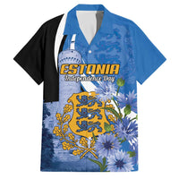 Estonia Independence Day Personalized Family Matching Summer Maxi Dress and Hawaiian Shirt Pikk Hermann Tower Estonian Pride