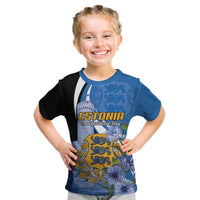 Estonia Independence Day Personalized Kid T Shirt Pikk Hermann Tower Estonian Pride