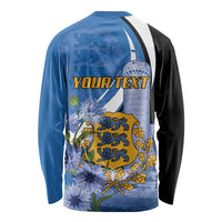 Estonia Independence Day Personalized Long Sleeve Shirt Pikk Hermann Tower Estonian Pride