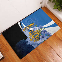 Estonia Independence Day Rubber Doormat Pikk Hermann Tower Estonian Pride