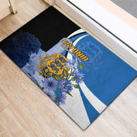 Estonia Independence Day Rubber Doormat Pikk Hermann Tower Estonian Pride