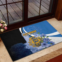 Estonia Independence Day Rubber Doormat Pikk Hermann Tower Estonian Pride
