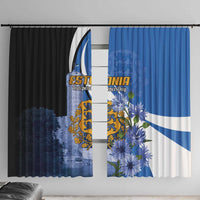 Estonia Independence Day Window Curtain Pikk Hermann Tower Estonian Pride