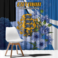Estonia Independence Day Window Curtain Pikk Hermann Tower Estonian Pride