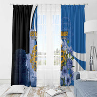 Estonia Independence Day Window Curtain Pikk Hermann Tower Estonian Pride