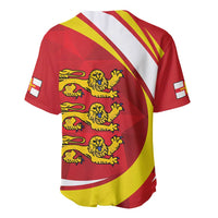 Guernsey Coat Of Arms Baseball Jersey Sporty Style