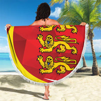 Guernsey Coat Of Arms Beach Blanket Sporty Style