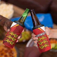 Guernsey Coat Of Arms 4 in 1 Can Cooler Tumbler Sporty Style