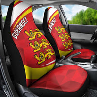 Guernsey Coat Of Arms Car Seat Cover Sporty Style