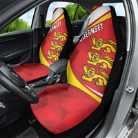 Guernsey Coat Of Arms Car Seat Cover Sporty Style