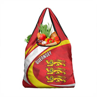 Guernsey Coat Of Arms Grocery Bag Sporty Style