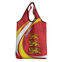 Guernsey Coat Of Arms Grocery Bag Sporty Style