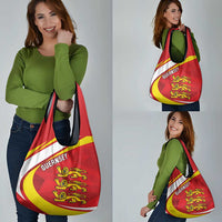 Guernsey Coat Of Arms Grocery Bag Sporty Style
