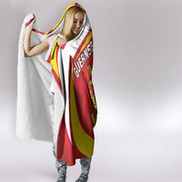 Guernsey Coat Of Arms Hooded Blanket Sporty Style