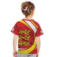 Guernsey Coat Of Arms Kid T Shirt Sporty Style
