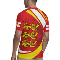 Guernsey Coat Of Arms Rugby Jersey Sporty Style