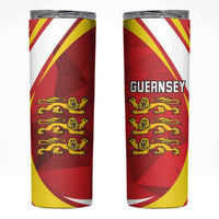 Guernsey Coat Of Arms Skinny Tumbler Sporty Style