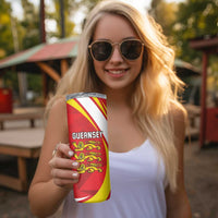 Guernsey Coat Of Arms Skinny Tumbler Sporty Style