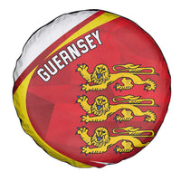 Guernsey Coat Of Arms Spare Tire Cover Sporty Style