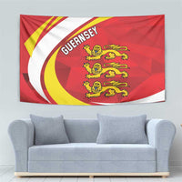 Guernsey Coat Of Arms Tapestry Sporty Style