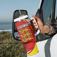 Guernsey Coat Of Arms Tumbler With Handle Sporty Style