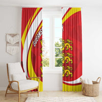 Guernsey Coat Of Arms Window Curtain Sporty Style