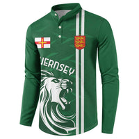 Custom Guernsey Football Button Sweatshirt Go Champions