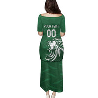 Custom Guernsey Football Family Matching Puletasi and Hawaiian Shirt Go Champions