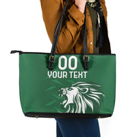 Custom Guernsey Football Leather Tote Bag Go Champions