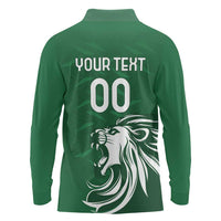 Custom Guernsey Football Long Sleeve Polo Shirt Go Champions