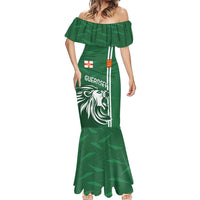 Custom Guernsey Football Mermaid Dress Go Champions