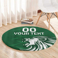 Custom Guernsey Football Round Carpet Go Champions