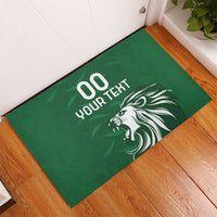 Custom Guernsey Football Rubber Doormat Go Champions