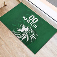 Custom Guernsey Football Rubber Doormat Go Champions