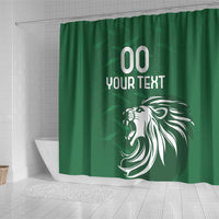Custom Guernsey Football Shower Curtain Go Champions