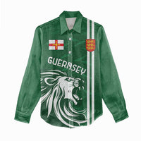 Custom Guernsey Football Women Casual Shirt Go Champions