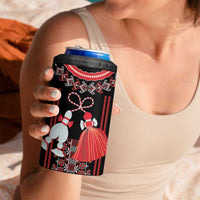 Traditional Spring Martisor Day 4 in 1 Can Cooler Tumbler Romanian Embroidery Patterns
