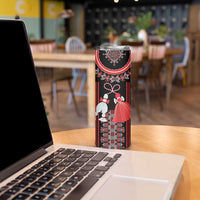 Traditional Spring Martisor Day Skinny Tumbler Romanian Embroidery Patterns