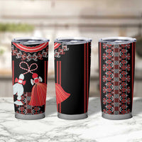 Traditional Spring Martisor Day Tumbler Cup Romanian Embroidery Patterns