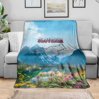 Slovenia Blanket Mount Triglav With Map