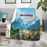 Slovenia Blanket Mount Triglav With Map