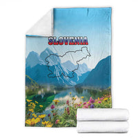 Slovenia Blanket Mount Triglav With Map