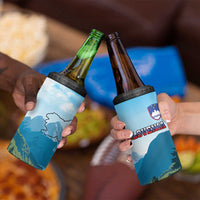 Slovenia 4 in 1 Can Cooler Tumbler Mount Triglav With Map