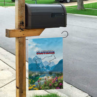 Slovenia Garden Flag Mount Triglav With Map