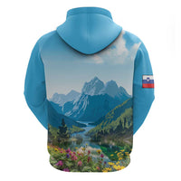 Slovenia Hoodie Mount Triglav With Map